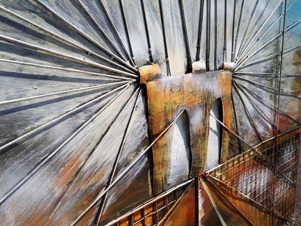 Metallbild "Brooklyn Bridge" New York U.S.A Brücke 3D Wandbild