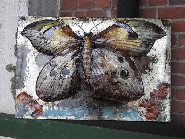 Metallbild "Lepidoptera" Schmetterling 3D